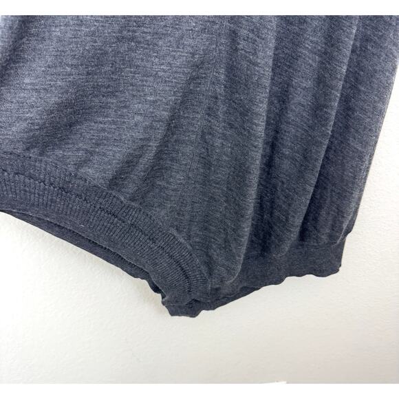 Alexander Wang Womens Knit Sleeveless Tunic Top Sz M 100% Wool Asymmetrical Gray - Picture 5 of 6